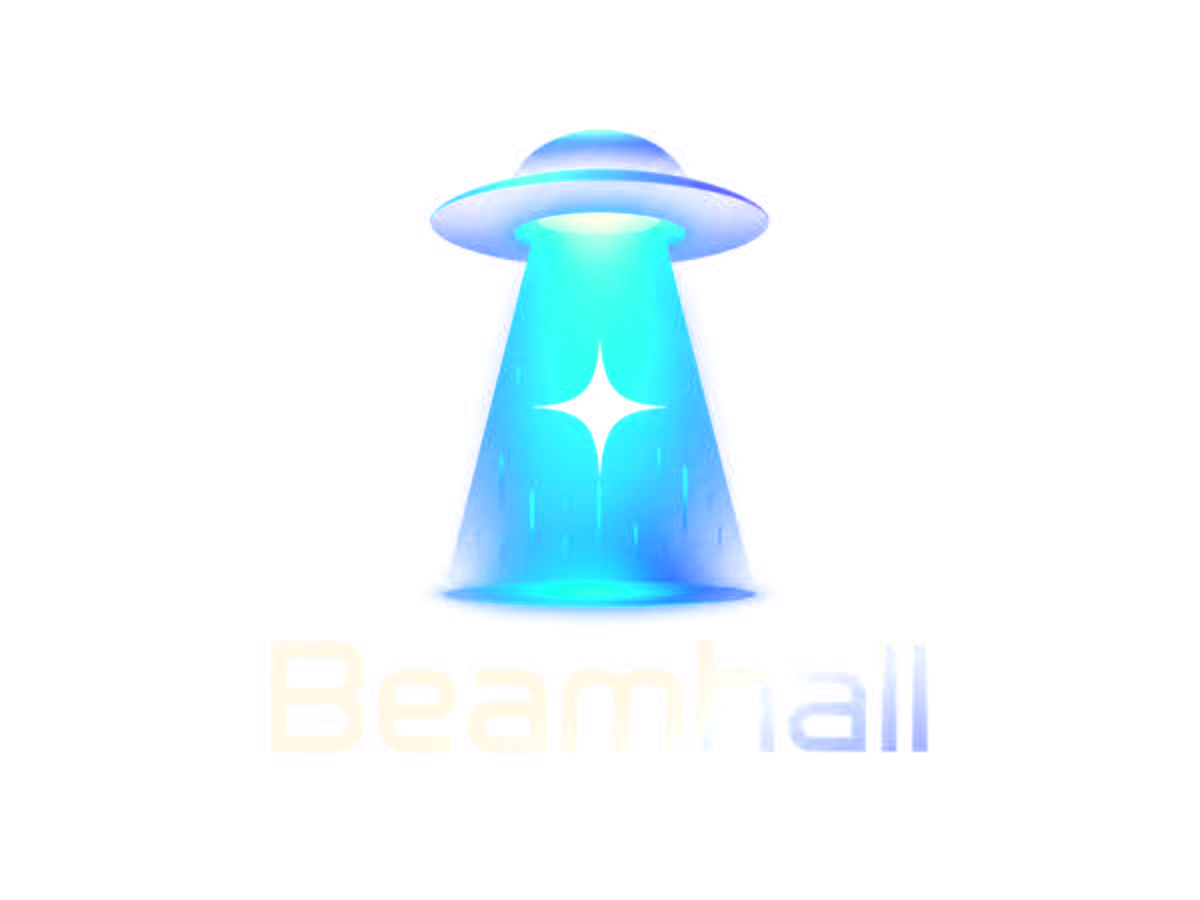 The Beamhall logo — a glowing flying saucer beaming down its signature star, above the Beamhall wordmark.