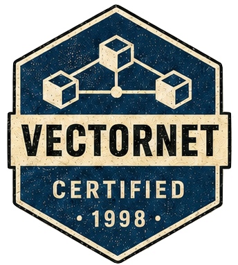 Vectornet certified 1998 seal